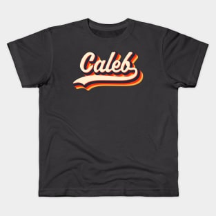 Retro vintaged Caleb Kids T-Shirt